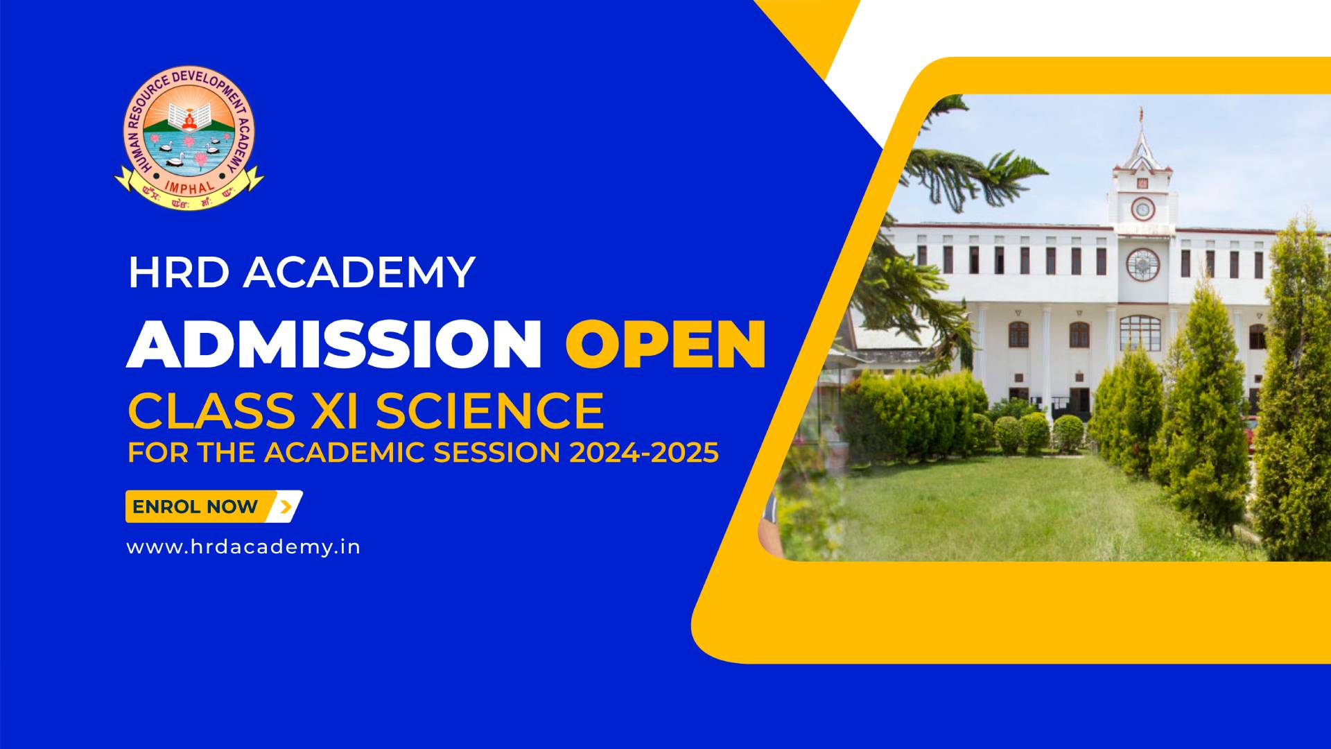 ADMISSION NOTICE: Class XI Science - 2024-2025